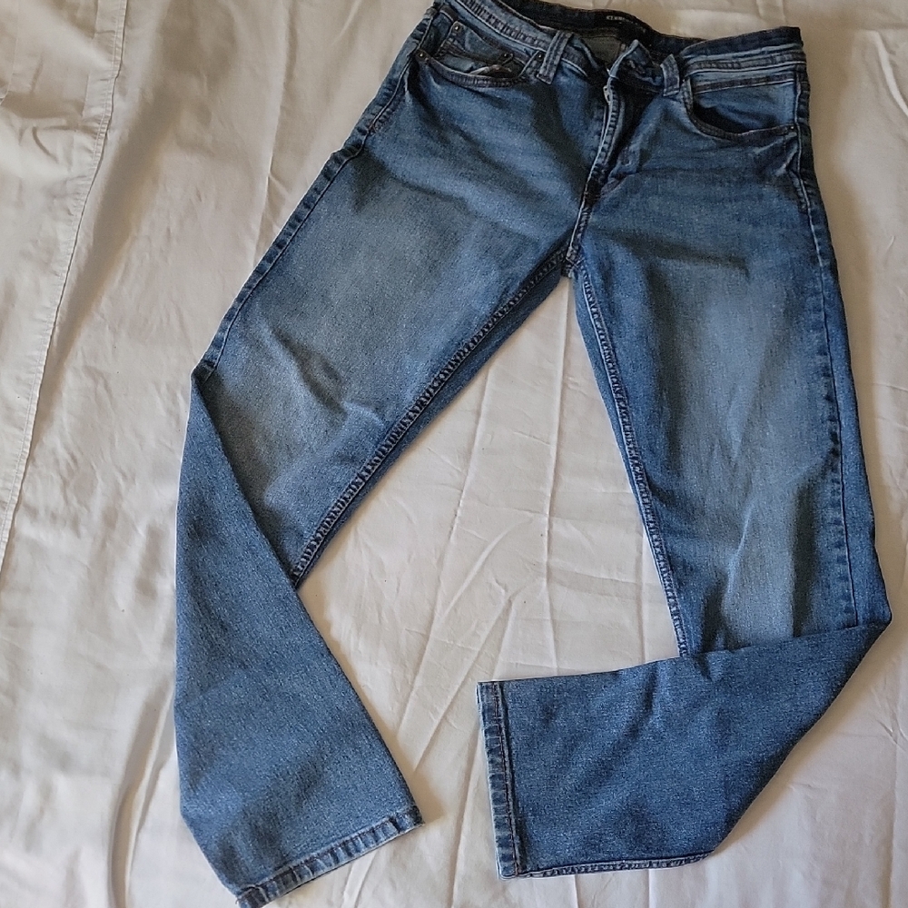 Kenneth Cole Blue Straight Leg Jeans